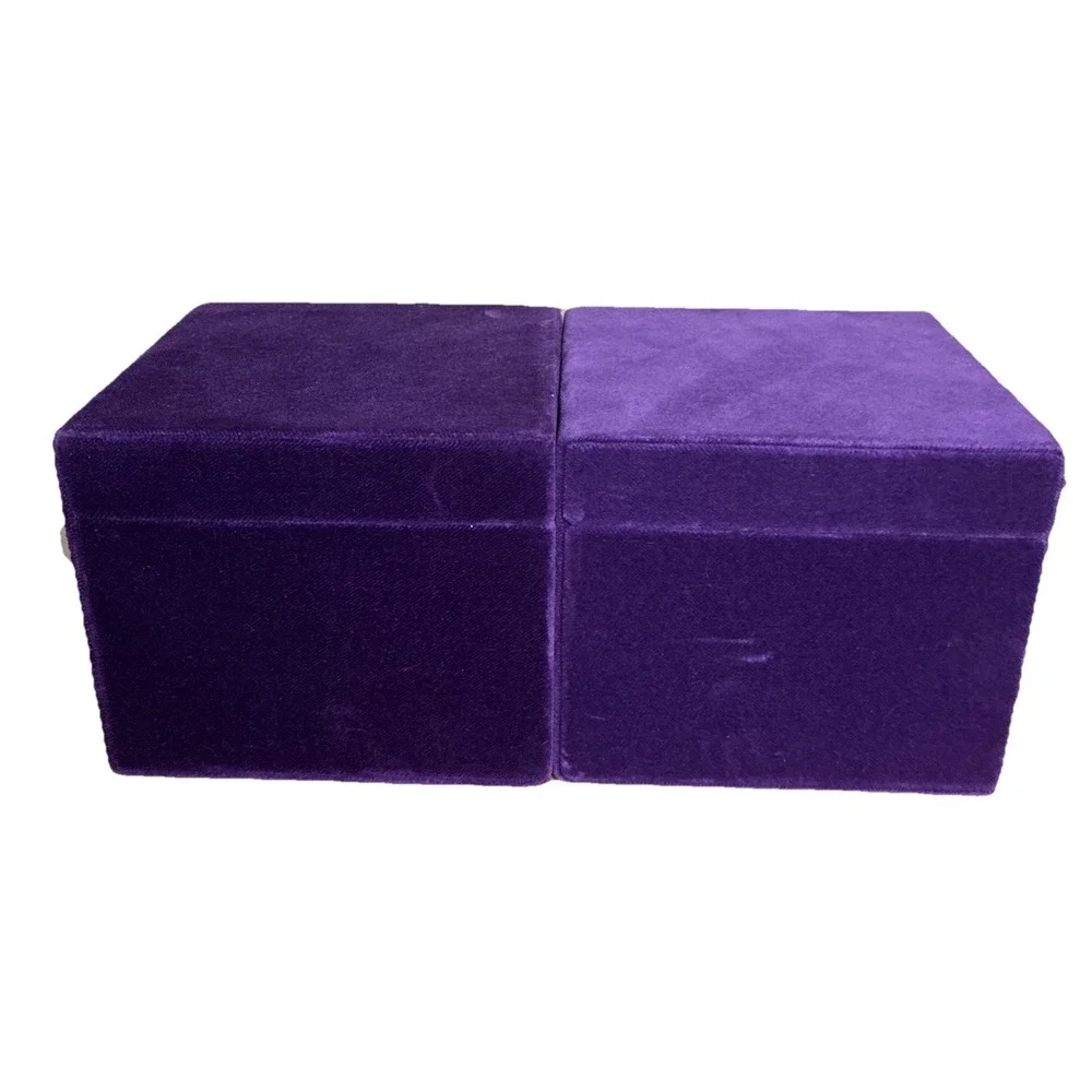 Gucci Box Purple Velvet Bracelet Watch Accessories 5x5x4.5